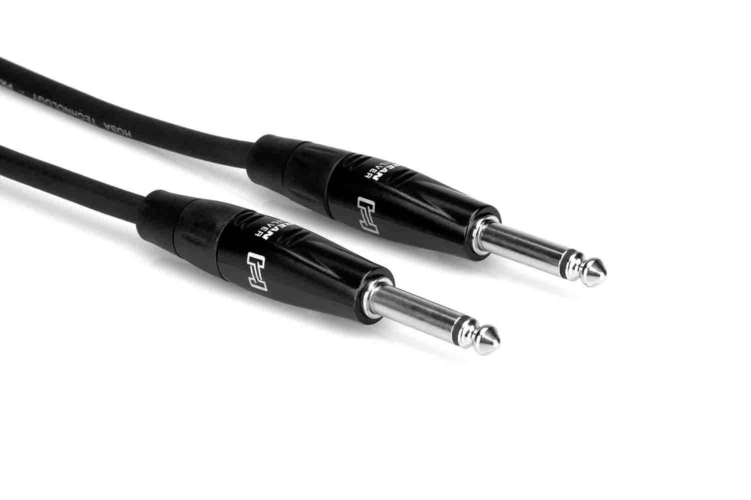 Hosa HGTR-010 Pro Guitar Cable, REAN Straight to Same - 10 Feet - Hollywood DJ