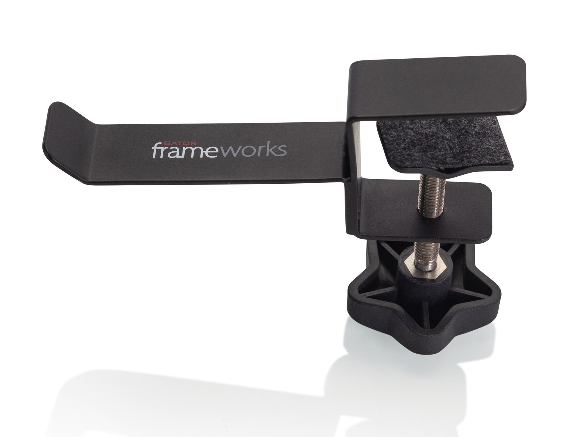 Gator Frameworks GFW-HP-HANGERDESK Headphone Hanger Clamps With Desktop Edge - Hollywood DJ