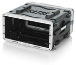 Gator Cases GRR-4L Rolling Molded 4U Rack Case - Hollywood DJ