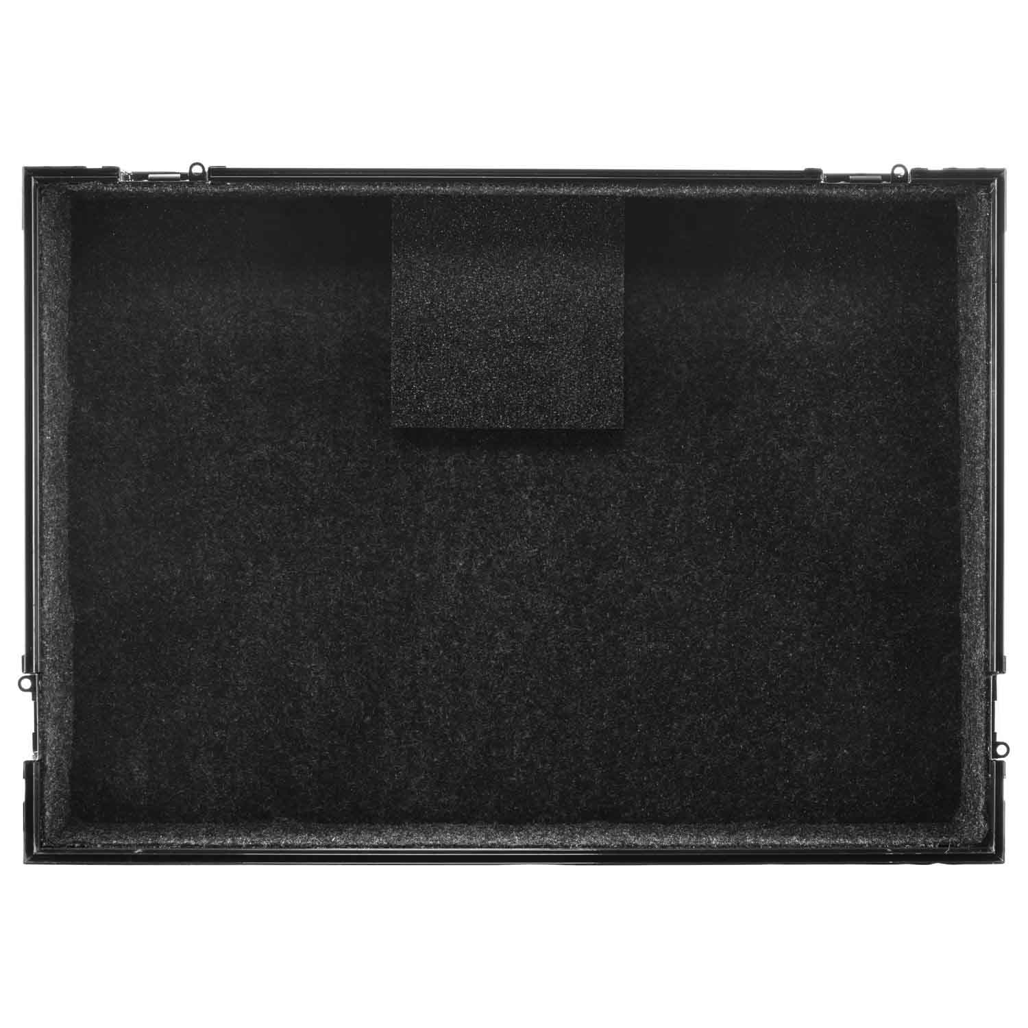 Odyssey FZGSDDJ1000BL1UCW 1u DJ Case for Pioneer DDJ-1000 / DDJ-1000SRT with Patented Glide Platform and Corner Wheels - Black - Hollywood DJ