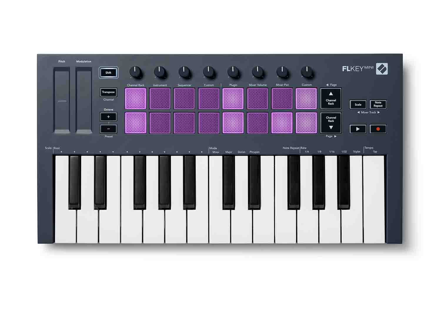 Novation FLkey Mini, Compact MIDI Keyboard Controller for FL Studio - Hollywood DJ