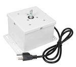 ProX X-MOTOS-WH Motos Universal Mirror Ball Oscillating 1RPM Motor Mounts up to 30" - White Finish - Hollywood DJ
