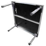 ProX XSU-4X4 Stage One 4' x 4' Ft Stage Deck Incl. 16-22-inch (24-in Extended) Telescoping Legs, and Deck Leveling Clip - Hollywood DJ