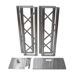 ProX XT-FTP328-656-C 6.56ft or 3.28ft Flex Tower Totem Package with Road Case - Hollywood DJ