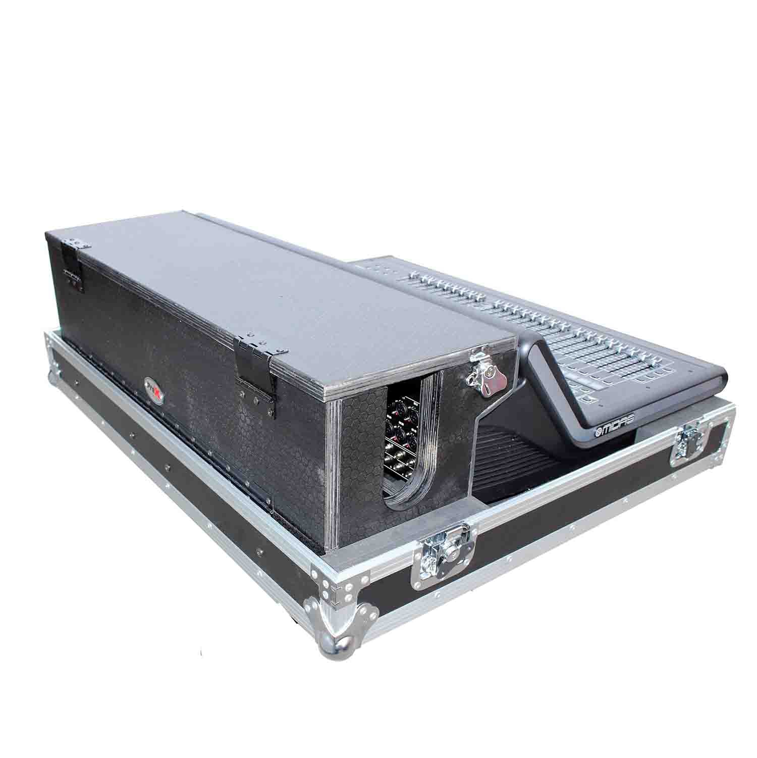 ProX XS-MIDM32DHW DJ Flight Case For Midas M32 Console with Doghouse and Wheels - Hollywood DJ