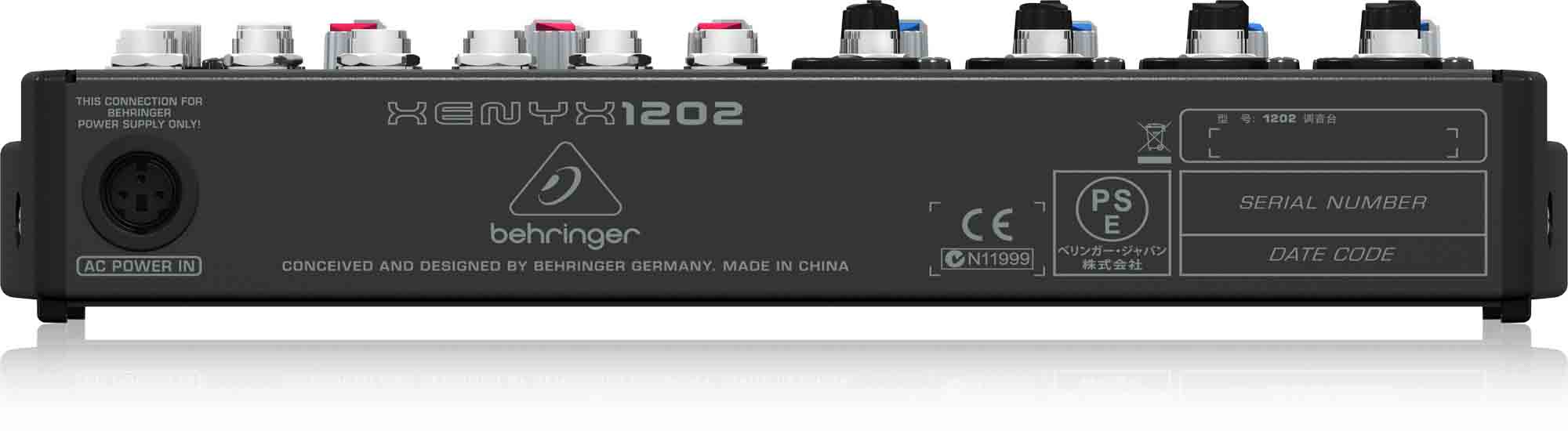 B-Stock: Behringer 1202 Premium 12-Input 2-Bus Mixer with XENYX Mic Preamps and British EQs - Hollywood DJ