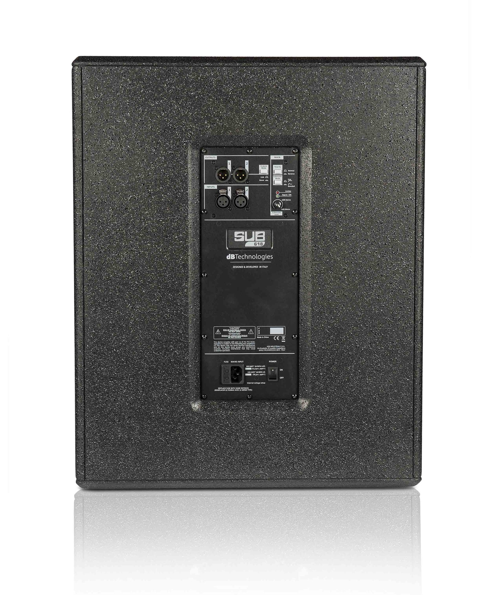 dB Technologies SUB 618, 18" Active Subwoofer - 600W - Hollywood DJ