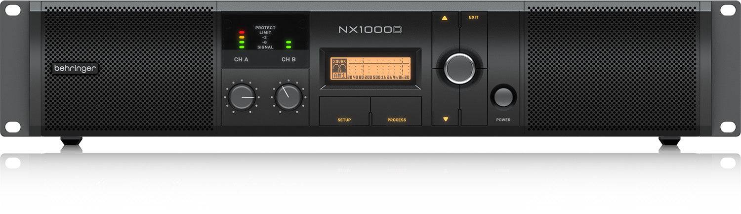 Behringer NX1000D, Ultra-Lightweight 1000-Watt Class-D Power Amplifier With DSP Control And Smartsense Loudspeaker Impedance Compensation - Hollywood DJ