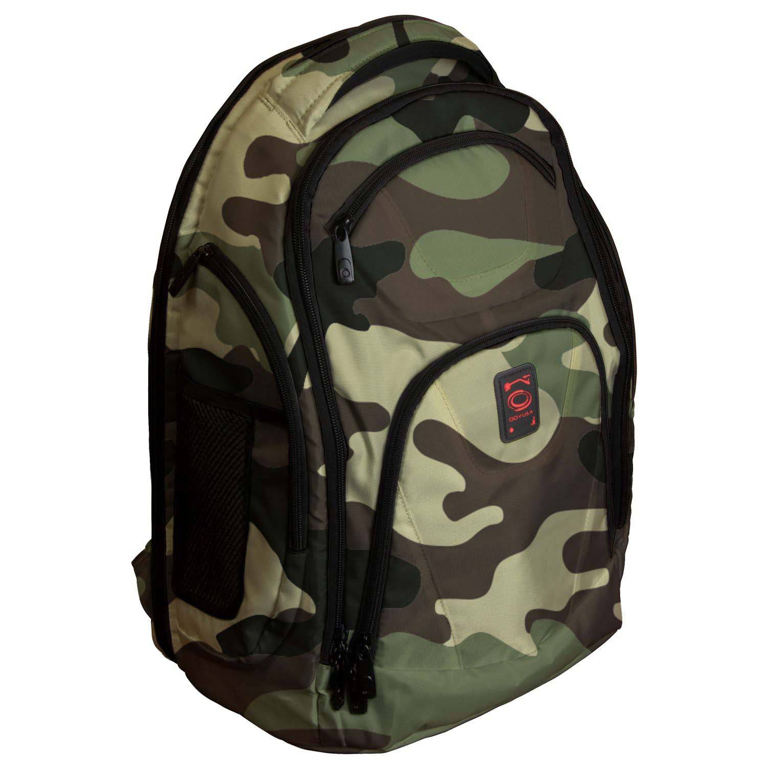 Odyssey BPBACKTRAKXLCAM Backtrak XL DJ Backpack Green Camouflage - Hollywood DJ