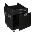 Odyssey CXP1110W, 11U Top 10U Bottom CXP Carpet Combo Rack with Wheels - Hollywood DJ