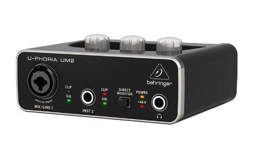 Behringer UM-2, 2X2 USB audio Interface - Hollywood DJ