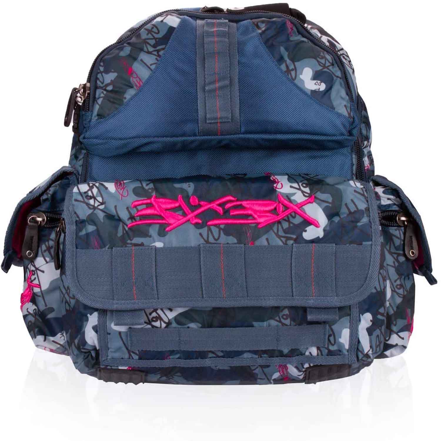 BloxBox DJ Rucksack Backpack in Airforce / Blue Camo - Hollywood DJ