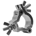 Odyssey LAC25S, Aluminum Small Mini Clamp With A Hex Bolt And Wing Nut Finish - Hollywood DJ