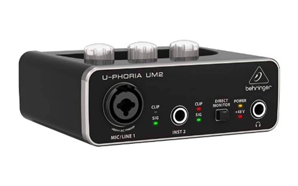 Behringer UM-2, 2X2 USB audio Interface - Hollywood DJ
