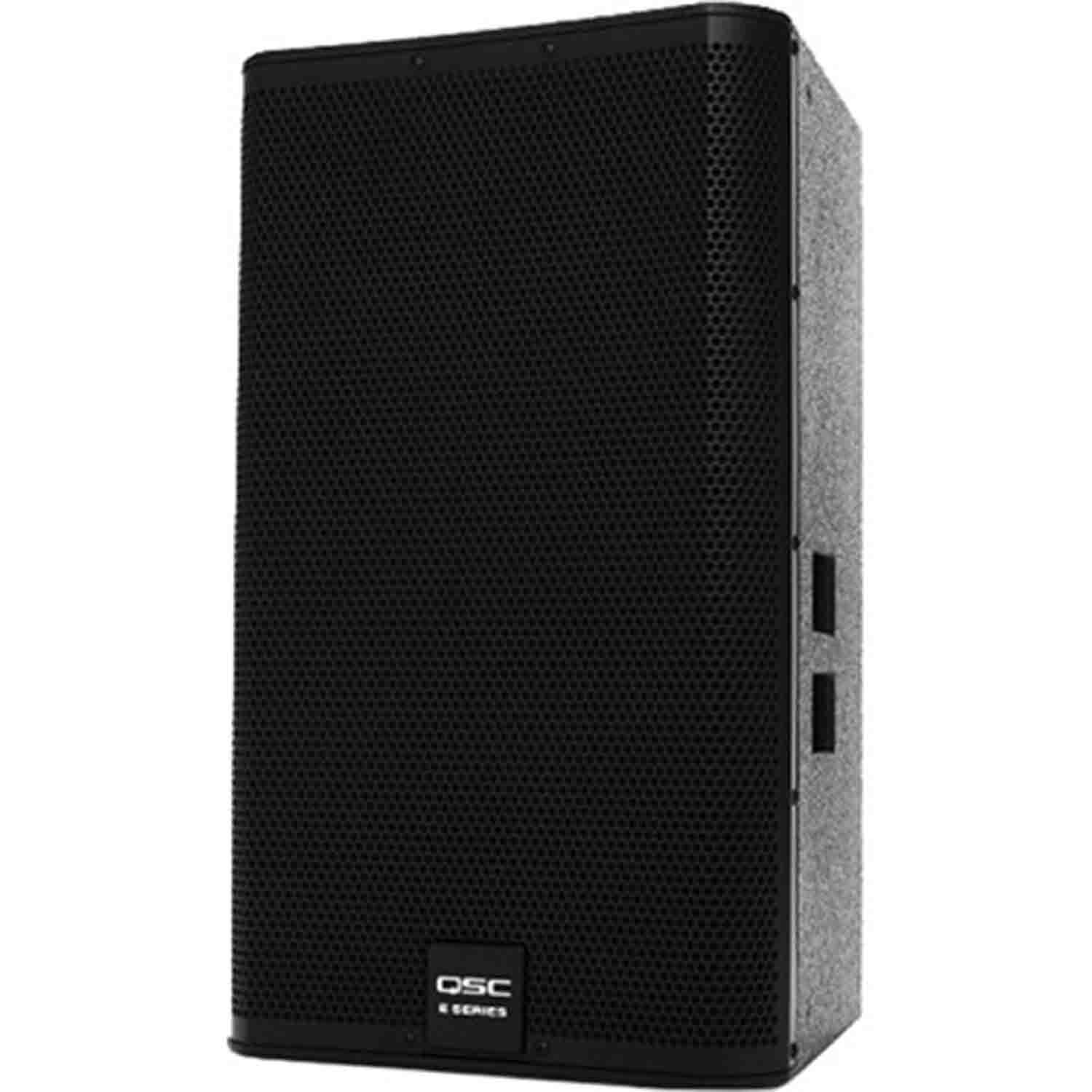 QSC E115, 15 Inches 2-Way Externally Powered, Live Sound Reinforcement Loud Speaker - Black - Hollywood DJ