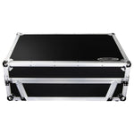 Odyssey FZGSPRIME4W2, Denon Prime 4 Flight Case with Patented Glide Laptop Platform and 2U Rack Space - Hollywood DJ