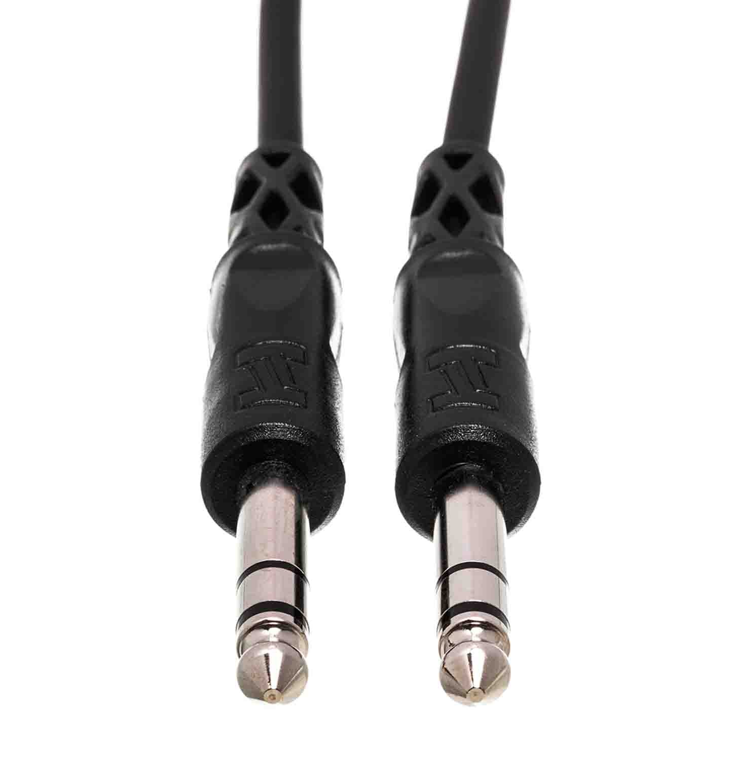 Hosa CSS-125, 1/4" TRS to 1/4" TRS Balanced Interconnect Cable - 25 Feet - Hollywood DJ