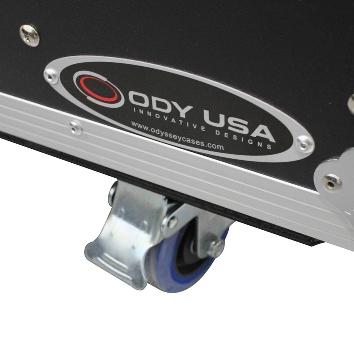 Odyssey FZFSM65W, 60-65″ Flat Screen Monitor Flight Case with Casters - Hollywood DJ