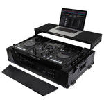 Odyssey FZGSXDJRX2W2BL DJ Flight Case for Black Pioneer XDJ-RX/XDJ-RX2 with 2U Rack Space And Glide Platform - Hollywood DJ