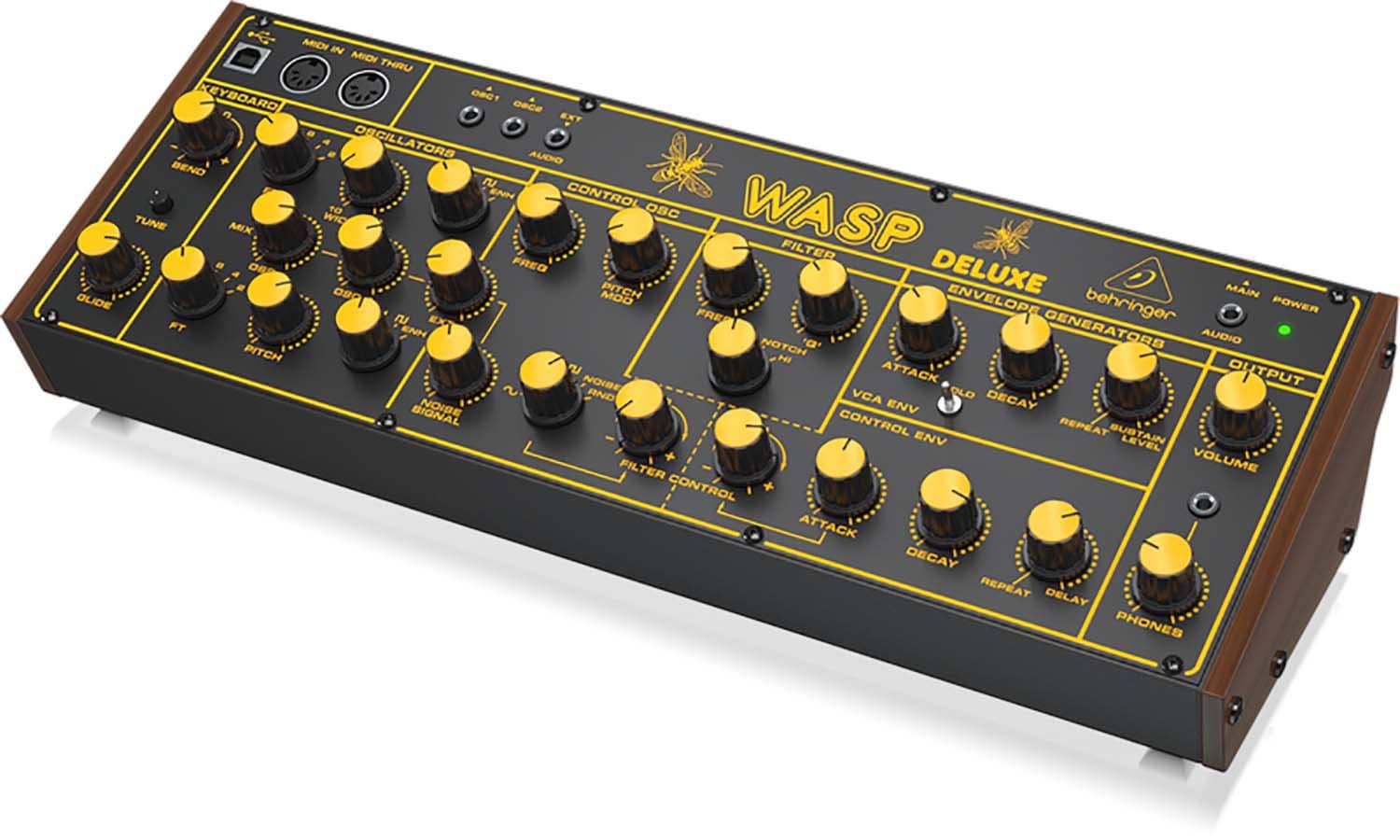 Behringer WASP DELUXE Legendary Hybrid Synthesizer With Dual Oscs, Multi-Mode VCF And 16-Voice Poly Chain - Hollywood DJ