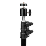 Gator Frameworks GFW-RINGLIGHTTRIPD 10 Inch LED Ring Light Stand with Phone Holder and Tripod Base - Hollywood DJ