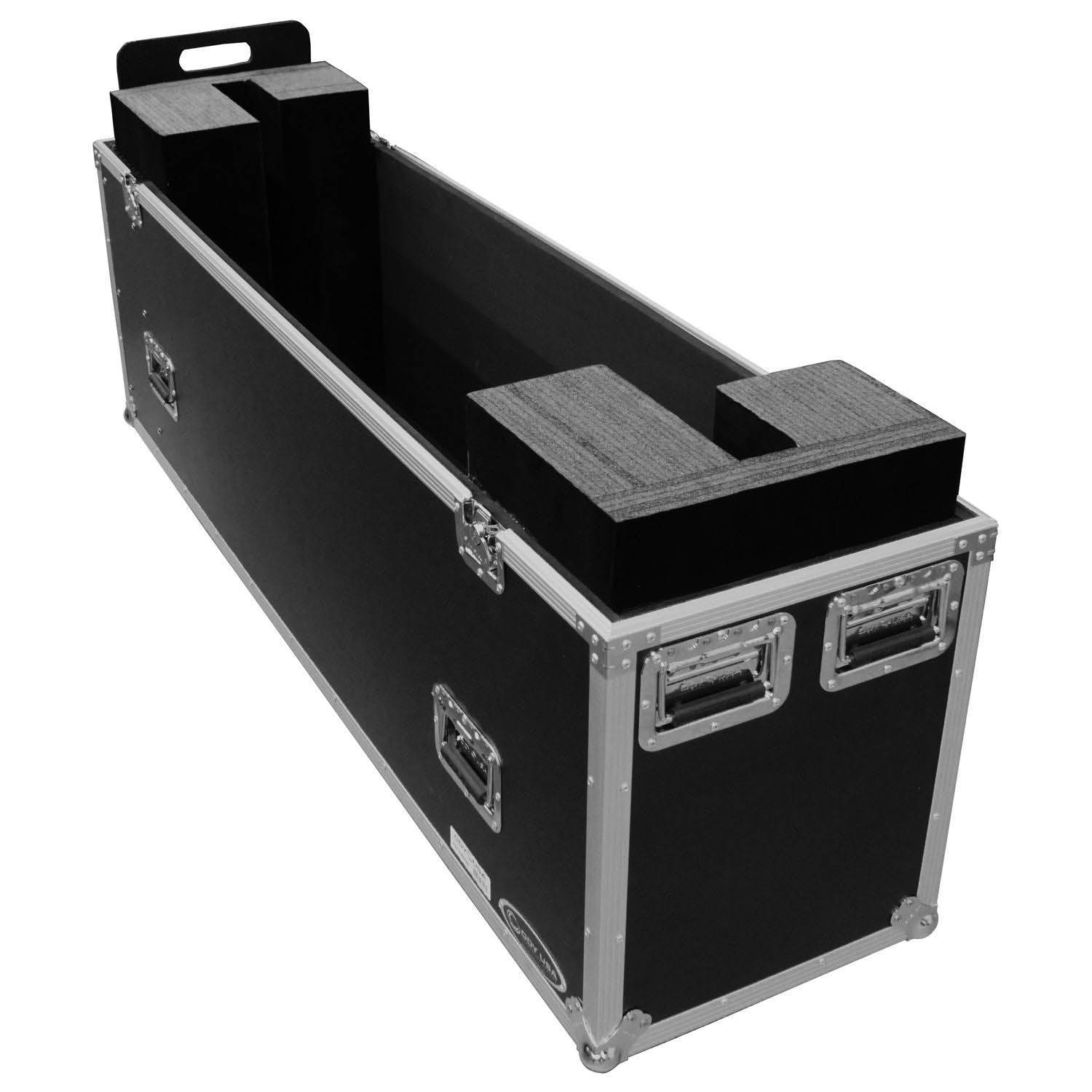 Odyssey FZFSM65W, 60-65″ Flat Screen Monitor Flight Case with Casters - Hollywood DJ