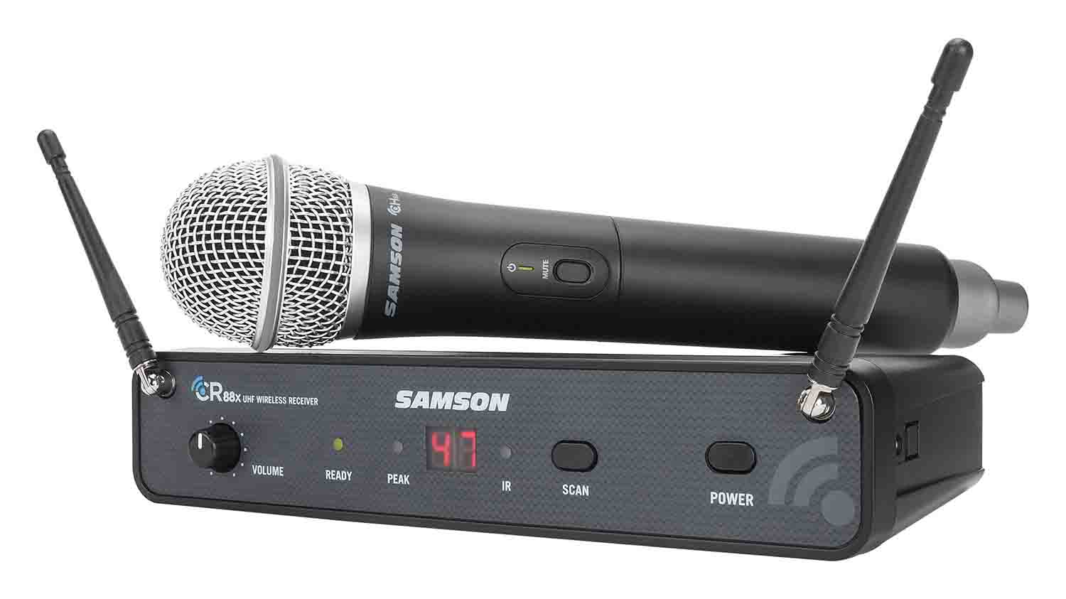 Samson SWC88XHQ7-D Wireless Handheld Microphone System with Q7 Mic Capsule - Hollywood DJ