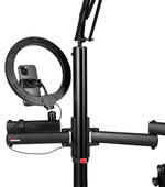 Gator GFW-ID-CREATORTREE Frameworks ID Series All in One Content Creator Tree with Light Microphone and Camera Attachments - Hollywood DJ