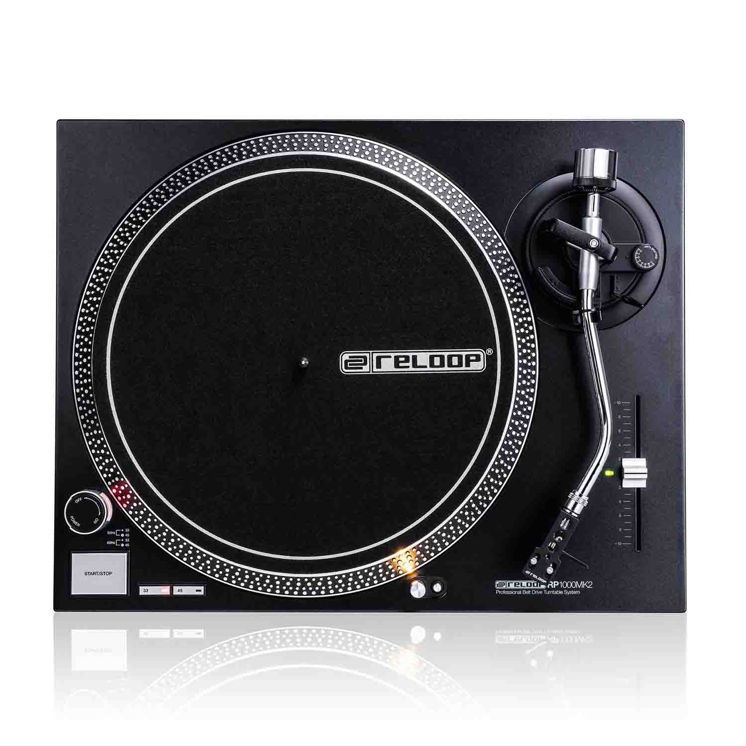 Reloop RP-1000-MK2, Professional Belt Drive Turntable System - Hollywood DJ