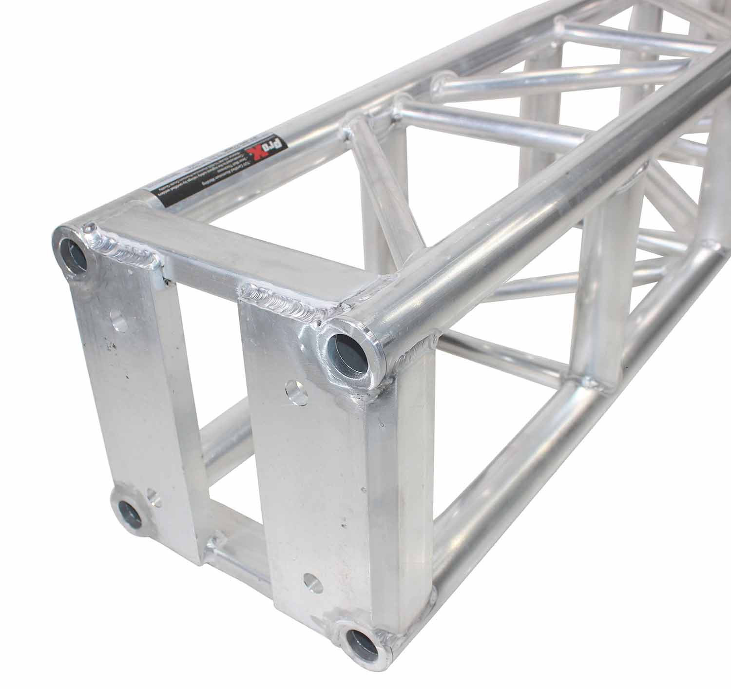 ProX XT-BT1210 MK2, 12 Inch BoltX Bolted Professional Box Truss Segment - 10 Feet - Hollywood DJ