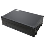 ProX XS-XDJRX3WLTBL Flight Case for Pioneer XDJ-RX3, DDJ-REV5 DJ Controller with Laptop Shelf 1U Rack Space and Wheels Black Finish - Hollywood DJ