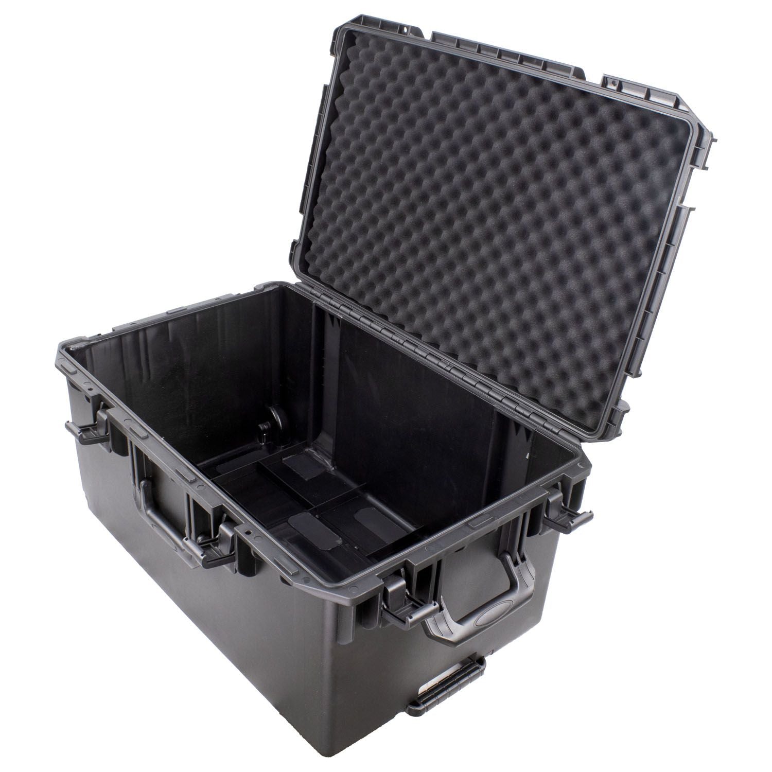 Odyssey VU291813HWNF Empty Bottom Interior Injection-Molded Trolley Utility Case - 29.25″ x 18.5″ x 12.5″ - Hollywood DJ