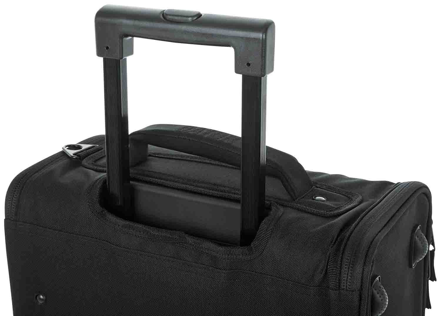 Gator Cases GR-RACKBAG-2UW, 2U Lightweight Rolling Rack Bag with Tow Handle and Wheels - Hollywood DJ
