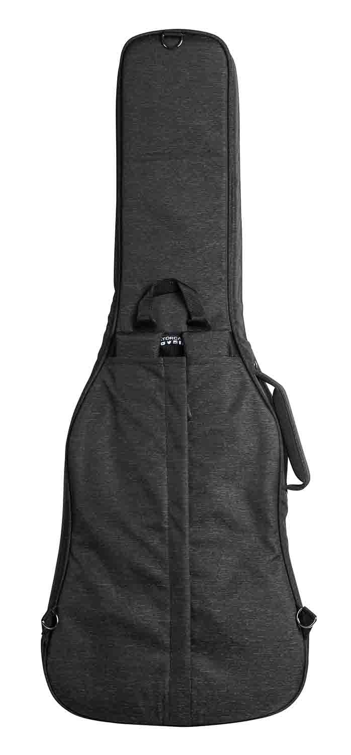 Gator Cases GT-ELECTRIC-BLK Transit Series Electric Guitar Gig Bag with Charcoal Black Exterior - Hollywood DJ