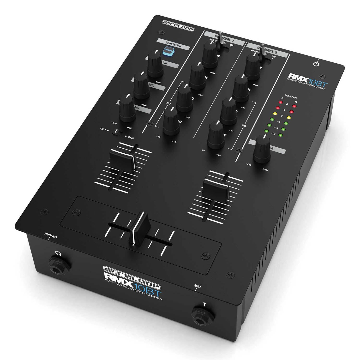 Reloop RMX-10-BT 2-Channel Bluetooth Dj Mixer In Compact Design - Hollywood DJ