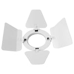 Odyssey LSPAR20BDW White Barn Door for Par 20 Light Fixtures - Hollywood DJ