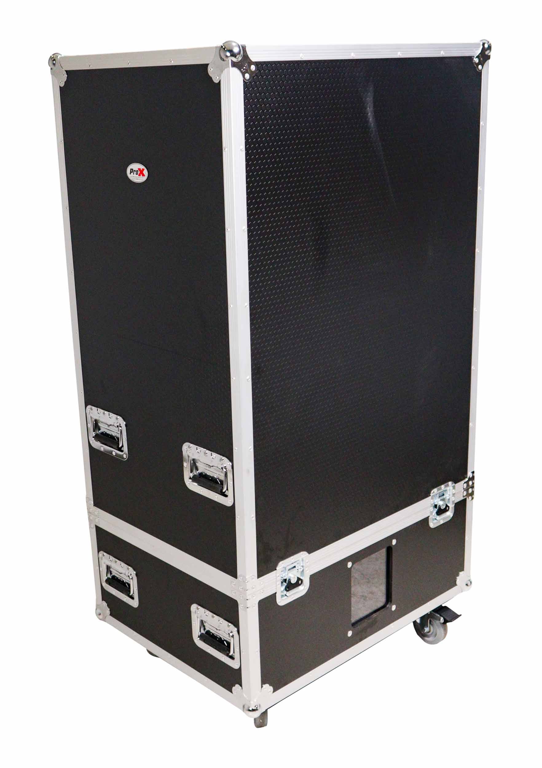 ProX XS-SP523022W, Universal Line Array Speaker Flight Case fits 4x RCF HDL30, HDL20, JBL SRX910LA, DAS SARA100 - Hollywood DJ