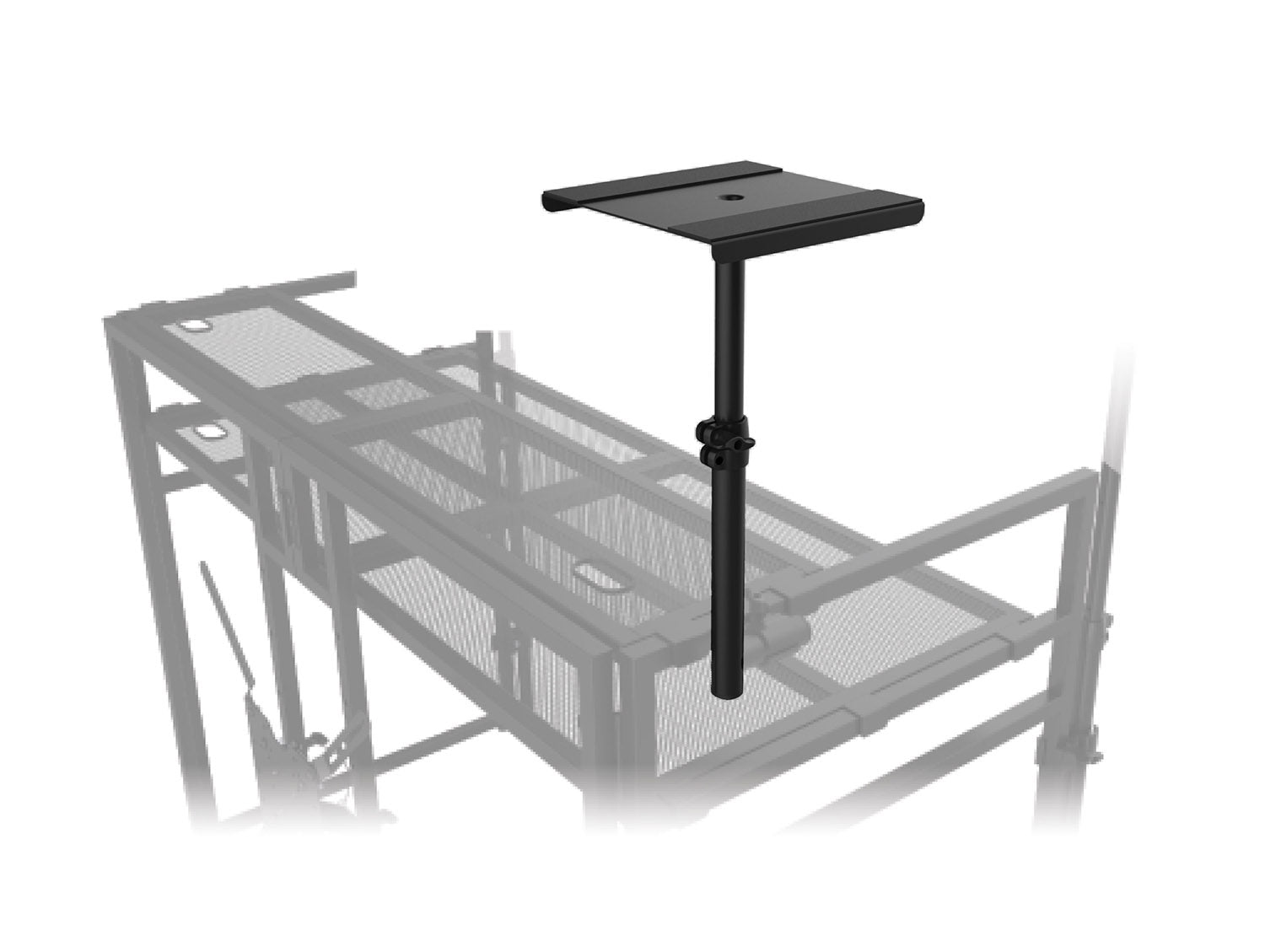 ProX XF-MSTAND Universal Studio Monitor Speaker Tray and Lighting Stand for DJ Facade - Hollywood DJ