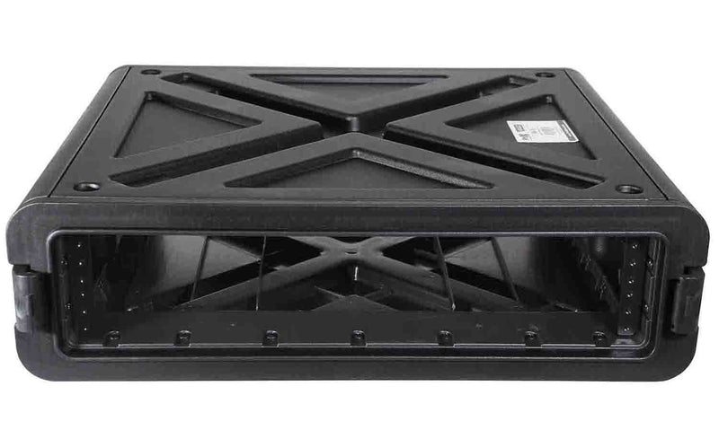 ProX XM-2U VaultX 2U Rack Air-tight, Water-sealed ABS Case - Hollywood DJ