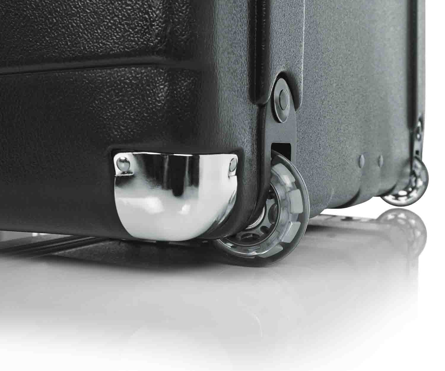 Gator Cases G-MIX 19X21 DJ Mixer and Equipment Case with Wheels - 19″ X 21″ X 6.5″ - Hollywood DJ
