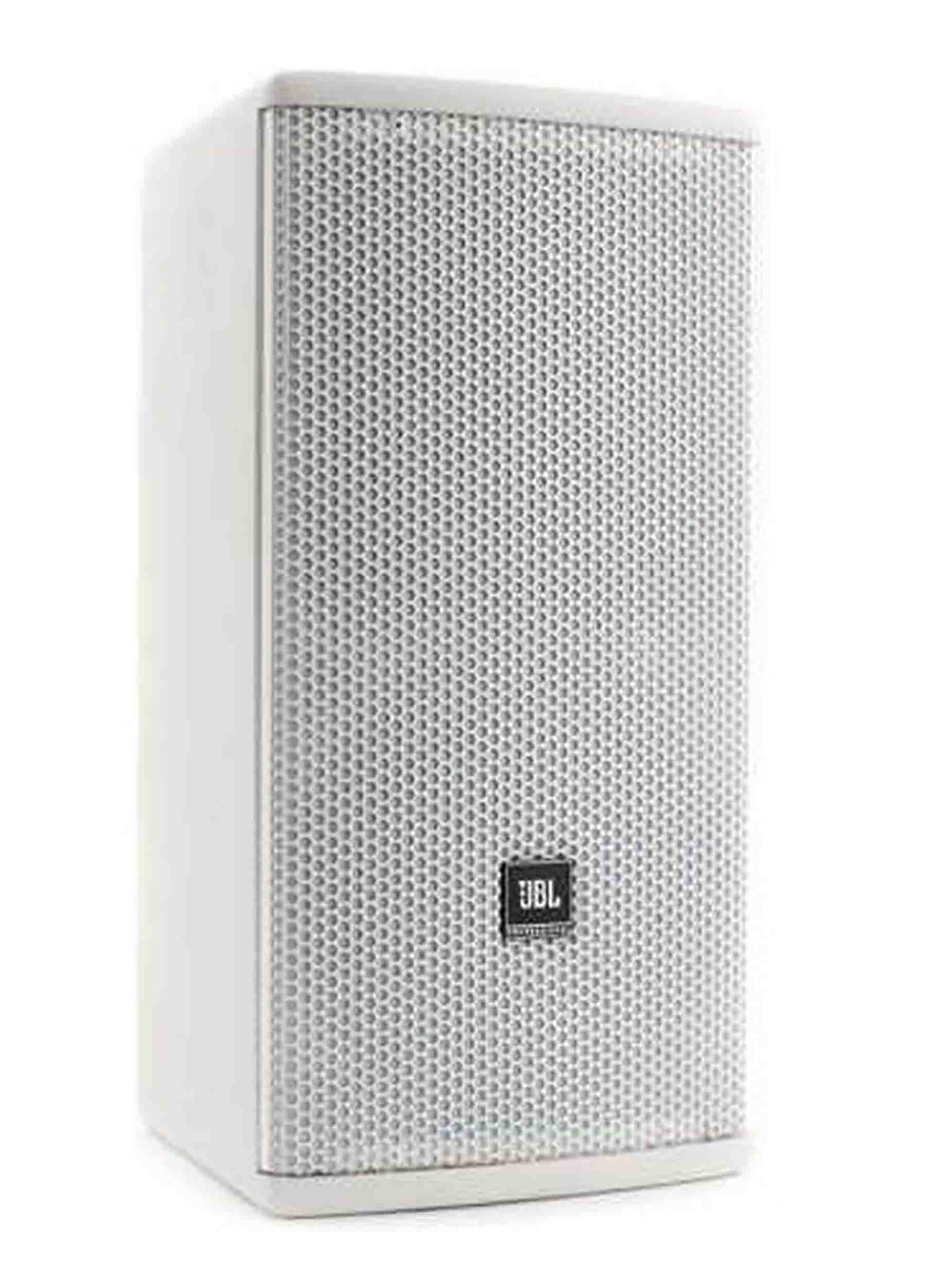 JBL AM7212/66-WH, High Power 2-Way Loudspeaker with 1 x 12" LF and Rotatable Horn - White - Hollywood DJ