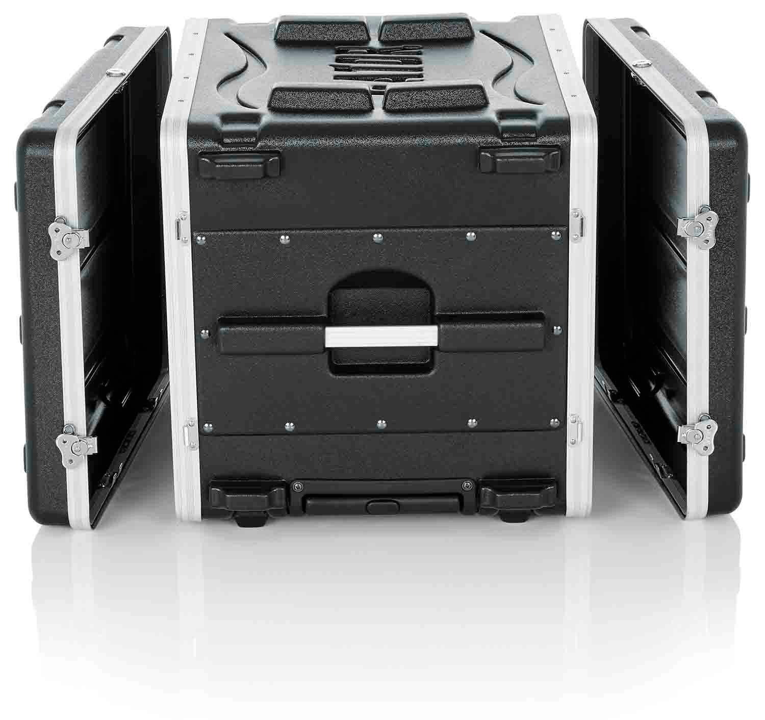 Gator Cases GRR-8L Rolling Molded 8U Rack Case - Hollywood DJ