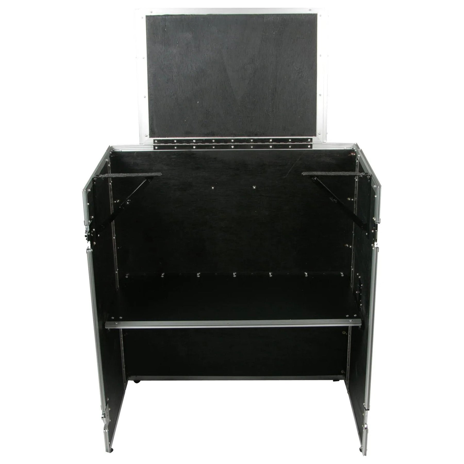 Odyssey FZF5437T DJ Fold-Out Table Stand with Interior Support Shelf 54 x 37 | Open Box - Hollywood DJ