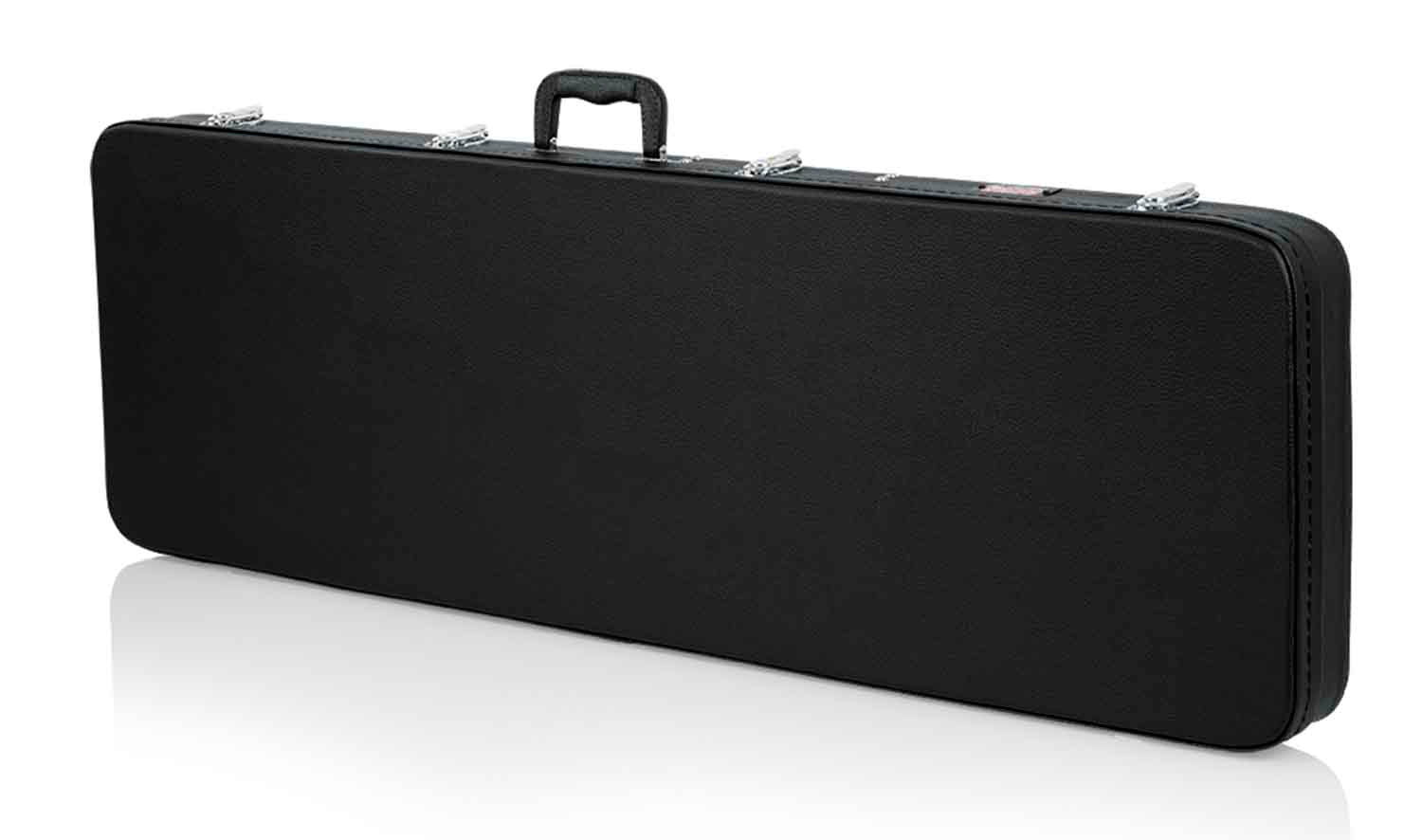 Gator Cases GWE-BASS Hard-Shell Wood Case for Bass Guitars - Black - Hollywood DJ