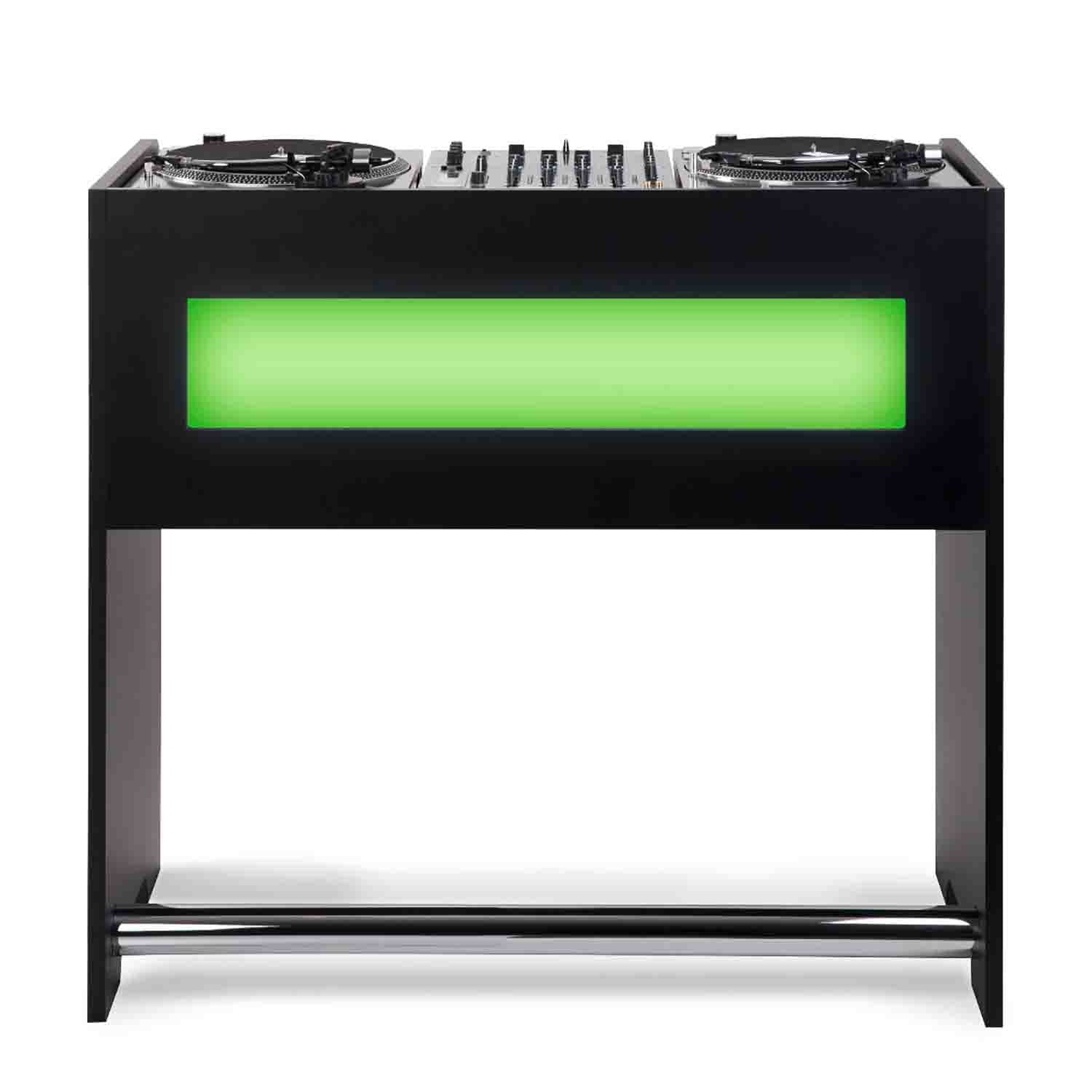 Glorious GigBar DJ Workstation for Turntables and Controllers - Black - Hollywood DJ