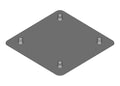 Global Truss SQ-4187, Aluminum Truss Base Plate - 16 x 16 Inches - Hollywood DJ