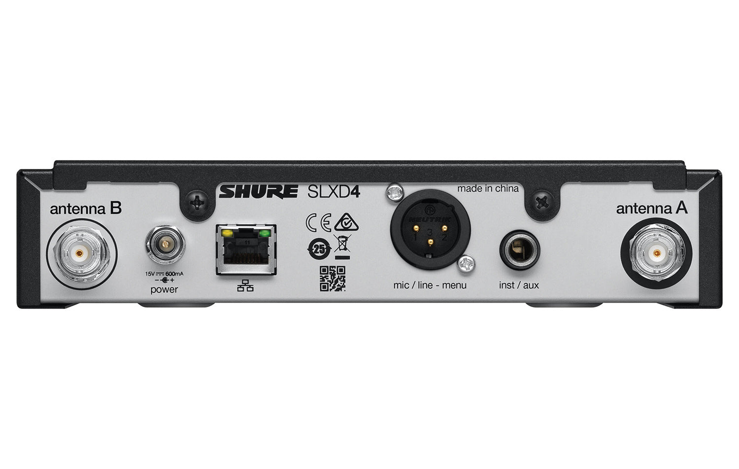 Shure SLXD24/K8B, Wireless System With KSM8 Dualdyne Handheld Transmitter - Hollywood DJ