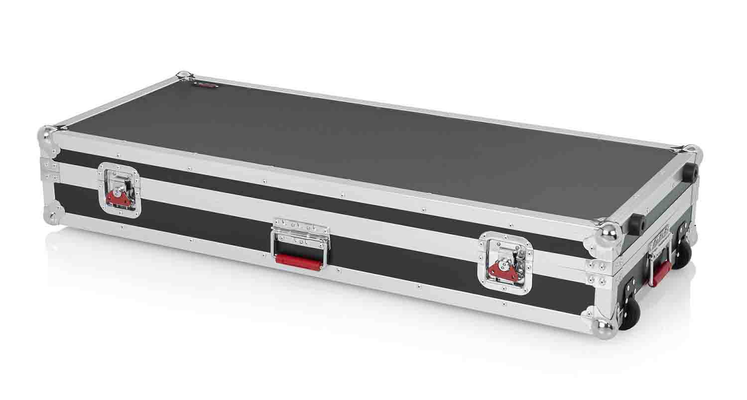 Gator Cases G-TOUR 61V2 Road Case for 61 Note Keyboards with Wheels - Hollywood DJ