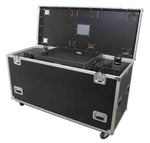 PROX XS-UTL246036W MK2 Heavy-Duty Truck Pack Utility Flight Case W-Divider and Tray Kit, W-4" Casters, 1/2 Inch Plywood - Hollywood DJ