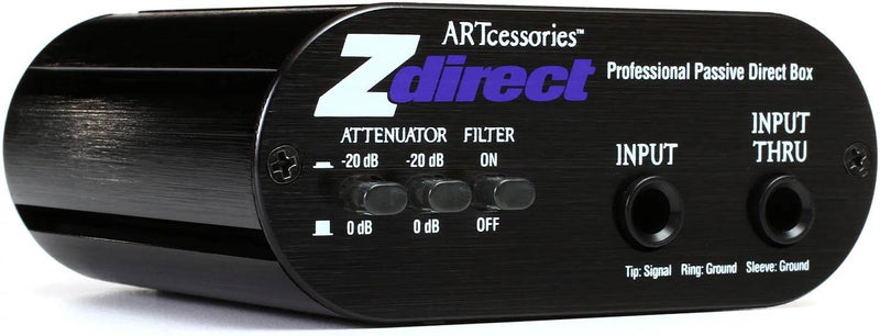 ART ZDirect Professional Passive Audio Interface Direct Box - Hollywood DJ